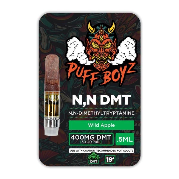 puff boyz nn dmt .5ml(400mg) cartridge – wild apple puff boyz nn dmt .5ml(400mg) cartridge – wild apple